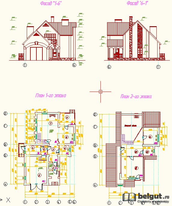 Курсовая работа: Проект двухэтажного жилого дома