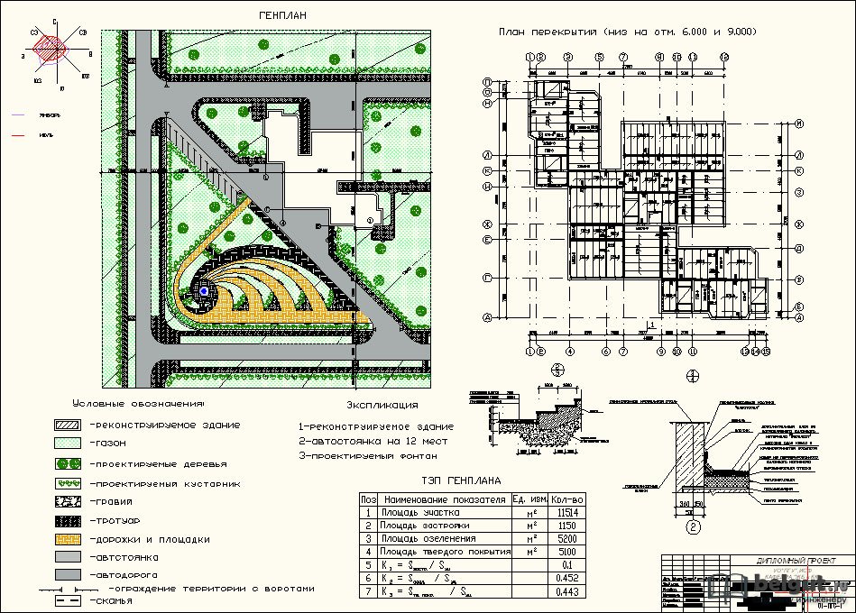 Genplan detskogo sada dwg converter